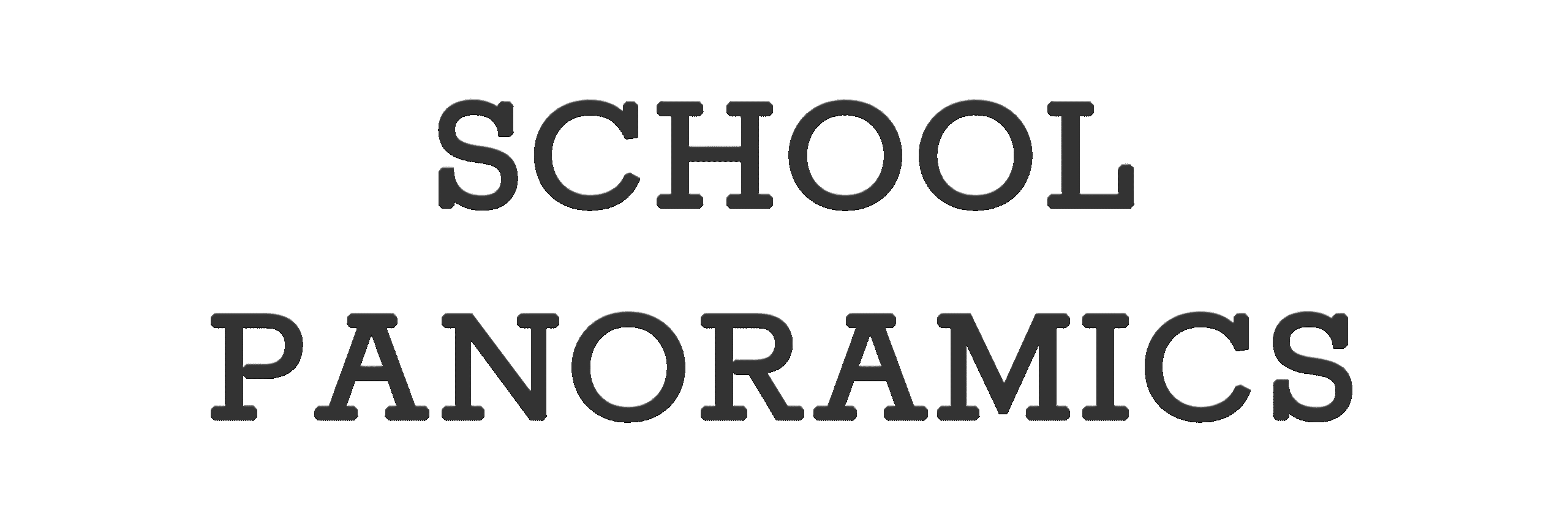 School panoramic group photo